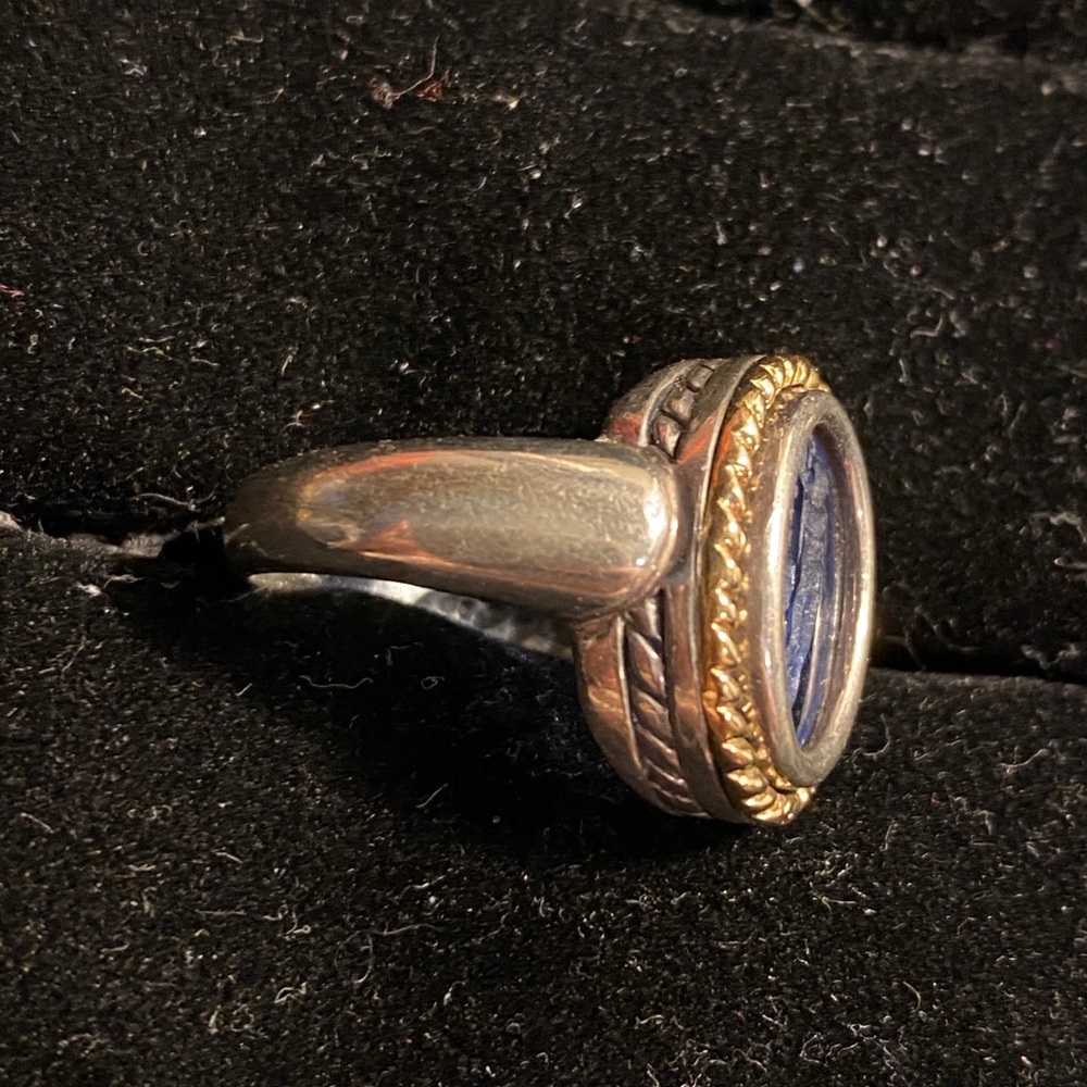 Intaglio Ring- Sterling and 18K yellow gold - Picture 4 of 5